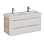 Тумба под раковину подвесная LEMARK Olivia LM08OL125T 45х120х54см