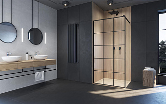 Душ кабина MODO NEW BLACK II 130*200см 389134-54-55 черный/factory RADAWAY