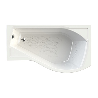 Ванна акриловая RADOMIR Vannesa Миранда 2-01-0-2-1-209 168х95см угловая