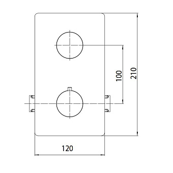 Смеситель для душа BOSSINI Cube Z00061.030 хром