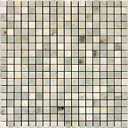 Мозаика Mir Mosaic Adriatica 7M070-15P зелёный мрамор 30,5х30,5см 0,93кв.м.