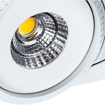 Светильник точечный встраиваемый Arte Lamp STUDIO A3807PL-1WH 7Вт LED