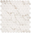 Керамическая мозаика FAP CERAMICHE Roma Diamond fNJB Calacatta Round Gres Mos. 32,5х29,5см 0,575кв.м.