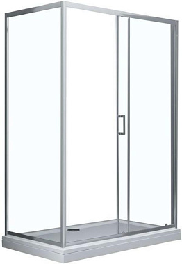 Душевая дверь AQUANET SD 209408 190х140см стекло прозрачное