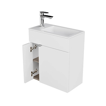 Тумба под раковину подвесная KERAMA MARAZZI Lato LA.50\WHT 27х49,5х55см