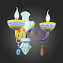 Светильник детский ST Luce ORNATO SL672.781.02 80Вт E14