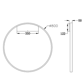 Бра Maytoni Rim MOD058WL-L50BS4K 51Вт LED