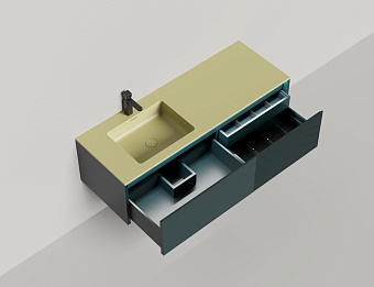 Тумба под раковину подвесная SALINI DOMINO 27D114ON 140х50х40см