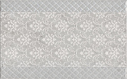 Декор KERAMA MARAZZI Мотиво AZ\A053\6424 серый светлый глянцевый 25х40см 1кв.м.