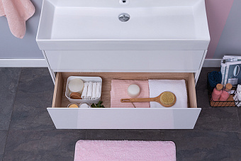 Тумба с раковиной AQUANET Бруклин 212598 43,6х86х66,2см
