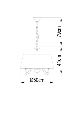Люстра подвесная Arte Lamp AURORA A1150SP-5CC 40Вт 5 лампочек E14