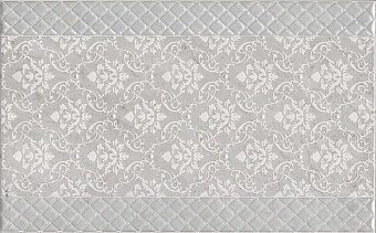 Декор KERAMA MARAZZI Мотиво AZ\A053\6424 серый светлый глянцевый 25х40см 1кв.м.