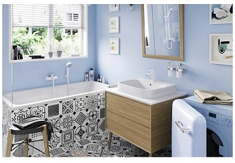 Смеситель для раковины KLUDI Pure Easy 370289165 белый/хром