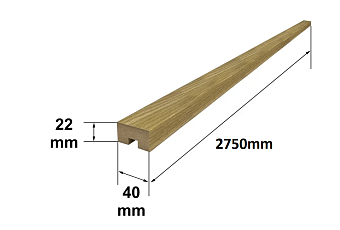 Рейка декоративная Finitura Decor №133 2750х40х22мм 665720