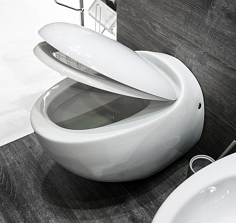 Унитаз подвесной SANITA LUXE RINGO RNGSLWH0104 безободковый с микролифтом