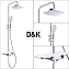 Душевая система D&K BayernPotsdam DA2193701B17 хром