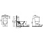 Унитаз напольный VITRA S10 9864B003-7201 безободковый с микролифтом