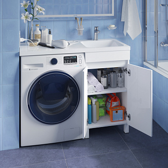 Тумба с раковиной IDDIS Optima Home OPH11RDi95K 48х110х89см