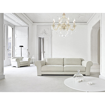 Люстра подвесная Lucia Tucci BARLETTA 1730.8 cream white 480Вт 8 лампочек E14