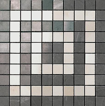 Керамическая мозаика Atlas Concord Италия Marvel ASNB Grey/Moon Angolo Mosaico 18,5х18,5см 0,137кв.м.