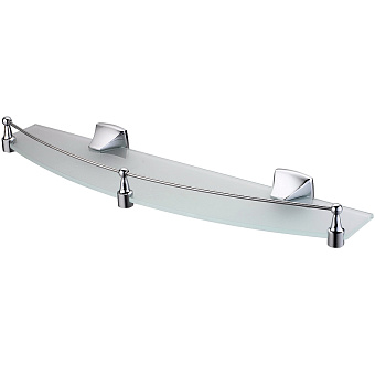 Полка в ванную округлая WASSERKRAFT Wern K-2544 1-ярусная 12,7х50см хром