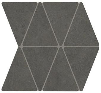 Керамическая мозаика Atlas Concord Италия Boost Natural A7CR Coal Mosaico Rhombus 33,8х36,7см 0,496кв.м.