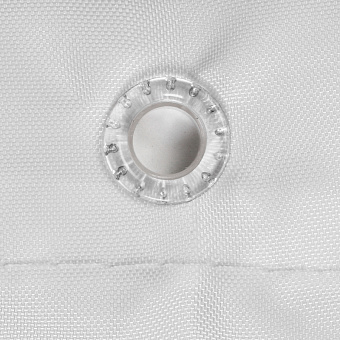 Шторка для ванной WASSERKRAFT Leine 180х180см Белый/чёрный