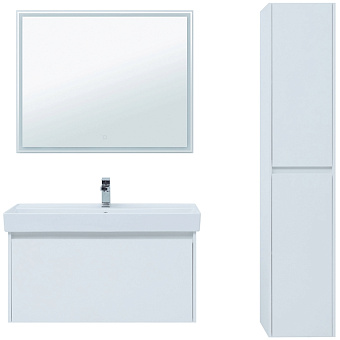 Тумба под раковину подвесная AQUANET Nova Lite 242580 43,5х96,6х48,8см