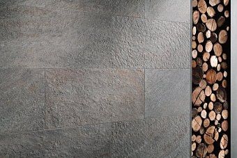 Неполированный керамогранит Atlas Concord Италия Trust AL7H Silver LASTRA 30mm 60х60см 0,36кв.м.