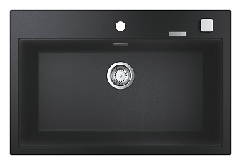 Мойка кухонная GROHE K700 31652AP0 78х51см чёрный матовый