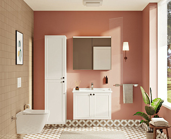 Шкаф зеркальный VITRA Core 66911 16х80х70см с подсветкой