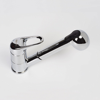 Смеситель для кухни WASSERKRAFT Oder 6365 выдвижной излив хром