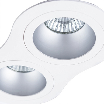 Светильник точечный встраиваемый Arte Lamp ALKES A2161PL-2WH 50Вт GU10
