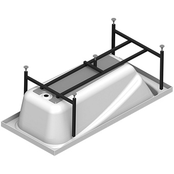 Ванна акриловая RADOMIR Vannesa Роза 2-01-0-0-1-208Р 169х77см пристенная