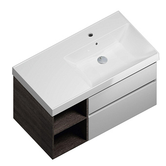Тумба под раковину подвесная KERAMA MARAZZI CUBO CU.90Rh\WHT 47х87,8х47,5см