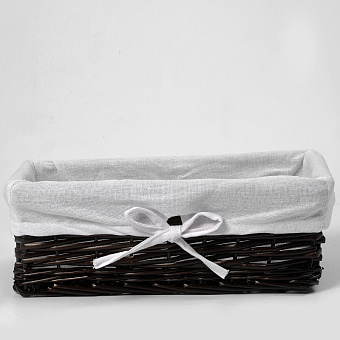 Корзина для белья WASSERKRAFT Lossa WB-120-S коричневый 4,7л