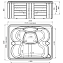Мини бассейн СПА RADOMIR DeLuxe 1-30-0-0-4-053П 2140х1680х60см 0,7куб.м