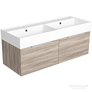 Тумба под раковину подвесная SIMAS Agile AGM121D ROCCIA 46х120х40см