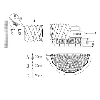 Светильник настенный Maytoni Artistico MOD017WL-02BS 40Вт E14
