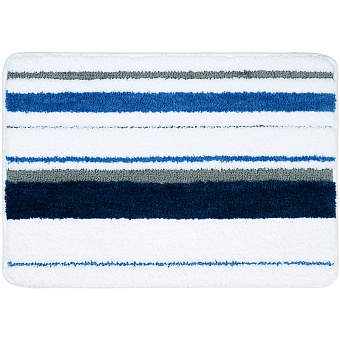 Коврик для ванной FIXSEN Dony FX-5011C 45х65см белый/синий
