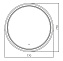 Зеркало Azario LIMA LED-00002526 77х77см с подсветкой
