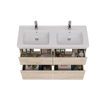 Тумба под раковину напольная LEMARK Combi LM03C125T-dub 45х120х68,2см