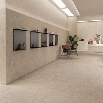 Матовый керамогранит Atlas Concord Италия Boost Stone A6QT Ivory 120х120см 2,88кв.м.
