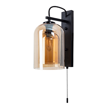 Бра Arte Lamp PAIO A7015AP-1BK 60Вт E14
