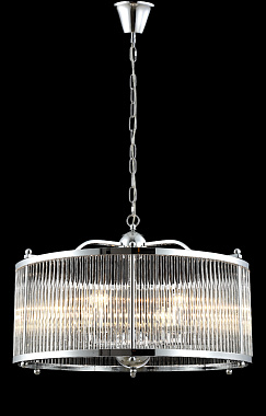 Люстра подвесная CRYSTAL LUX TADEO TADEO SP6 D600 CHROME/TRANSPARENTE 240Вт 6 лампочек E14