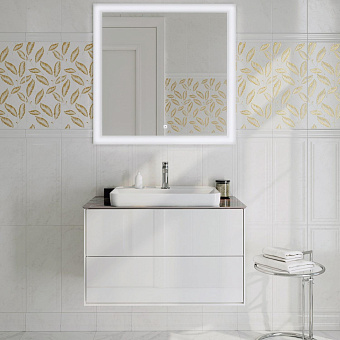Тумба под раковину подвесная KERAMA MARAZZI Plaza Modern PL.M.80.2-WHT 48х80х51,1см