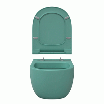 Унитаз подвесной BERGES EGO XL 082141 безободковый с микролифтом