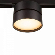 Трековый светильник Maytoni ONDA TR007-1-18W3K-B 18Вт LED чёрный для однофазного трека