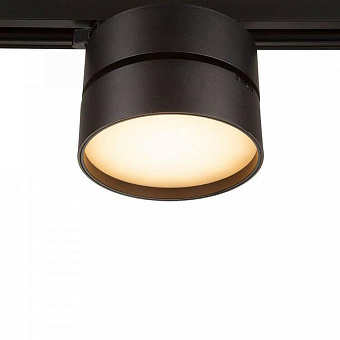 Трековый светильник Maytoni ONDA TR007-1-18W3K-B 18Вт LED чёрный для однофазного трека
