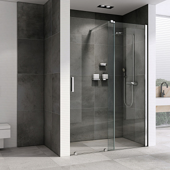 Душевая дверь Abber Komfort AG90120 200х120см стекло прозрачное